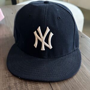 New Era Navy and White Cap